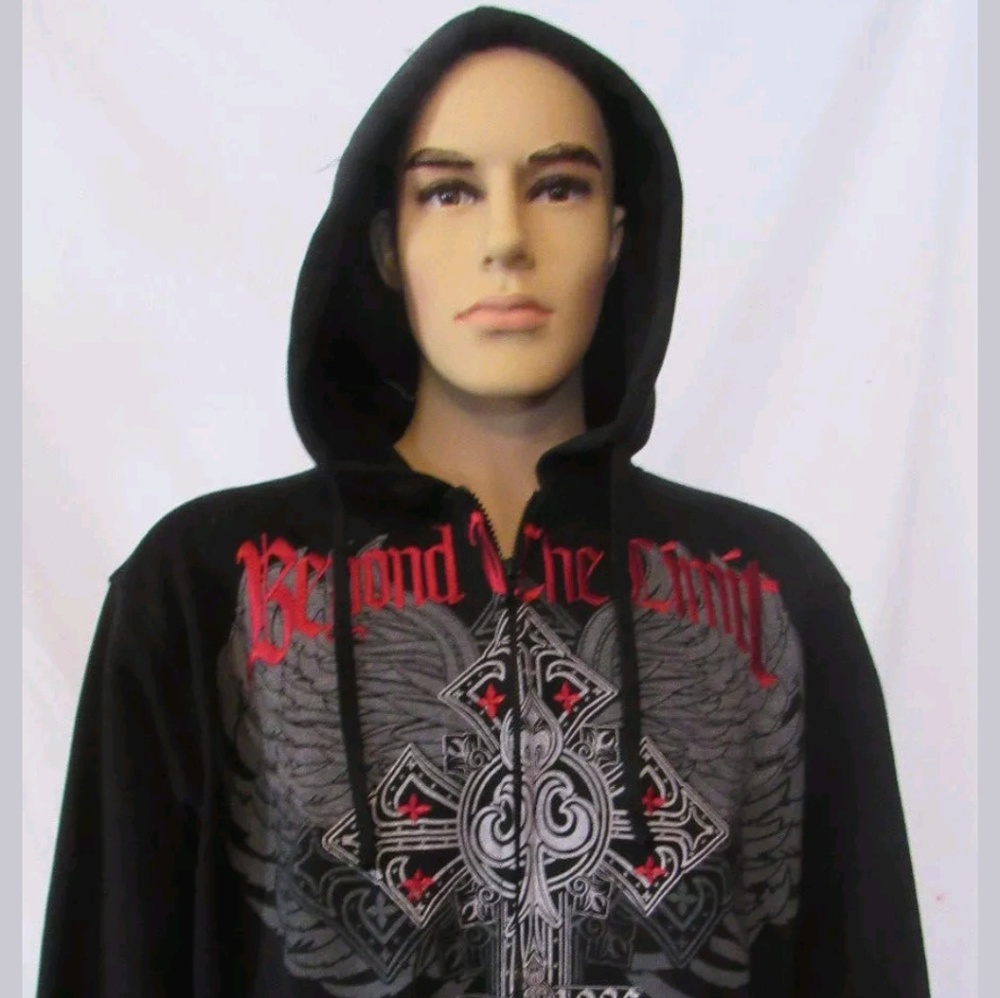 Graphic Gothic Mens Hoodie NWT